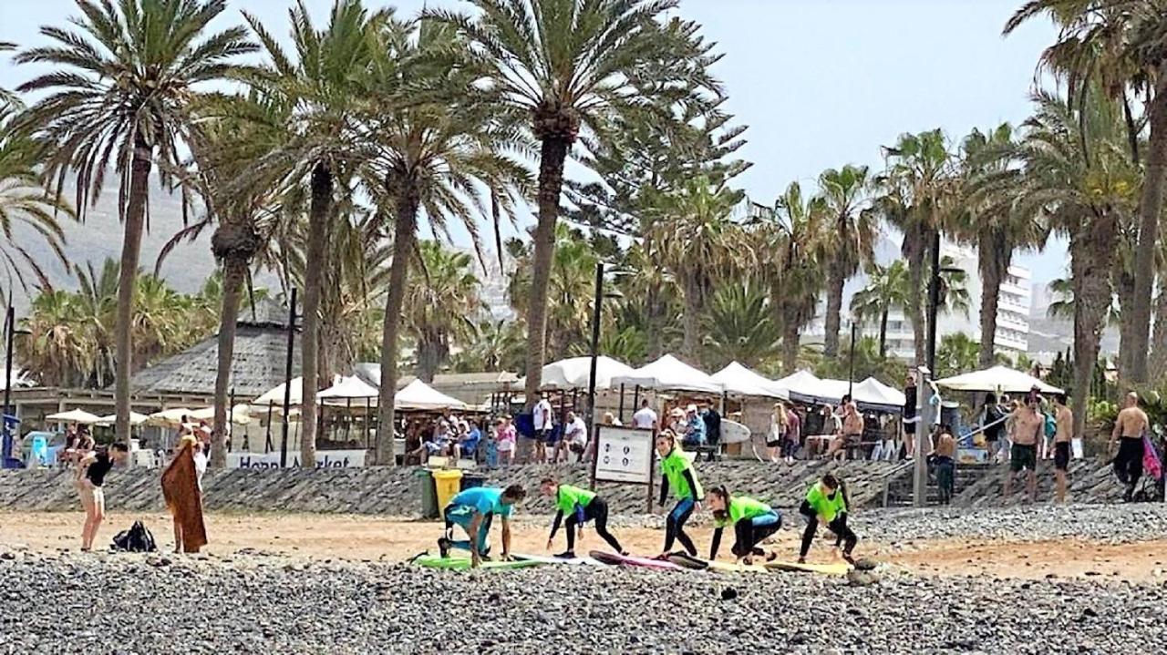 شقة Beach And Pool In Playa De Las Americas المظهر الخارجي الصورة
